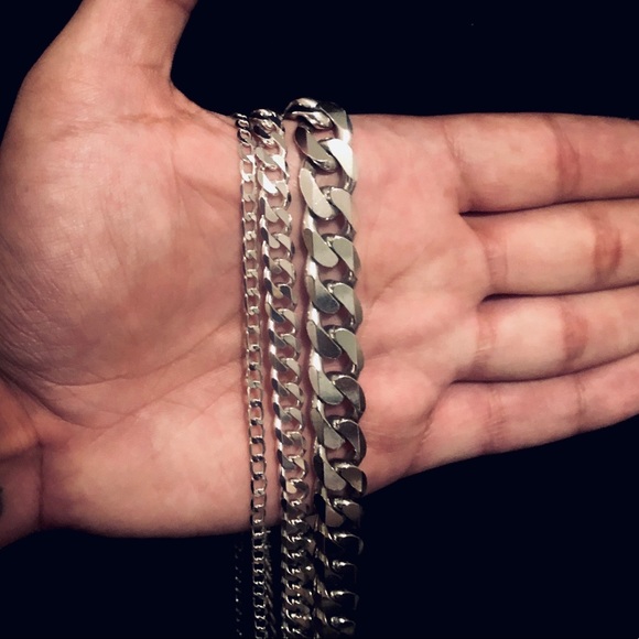 High Quality Solid .925 Sterling Silver Chains - Picture 7 of 16